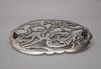Zilveren vintage broche bloemen nr.1531, 4 tot 7 cm, Verzenden, Zo goed als nieuw, Zilver