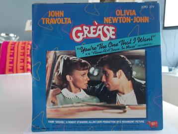 7" Single John Travolta & Olivia Newton John - You're The On beschikbaar voor biedingen