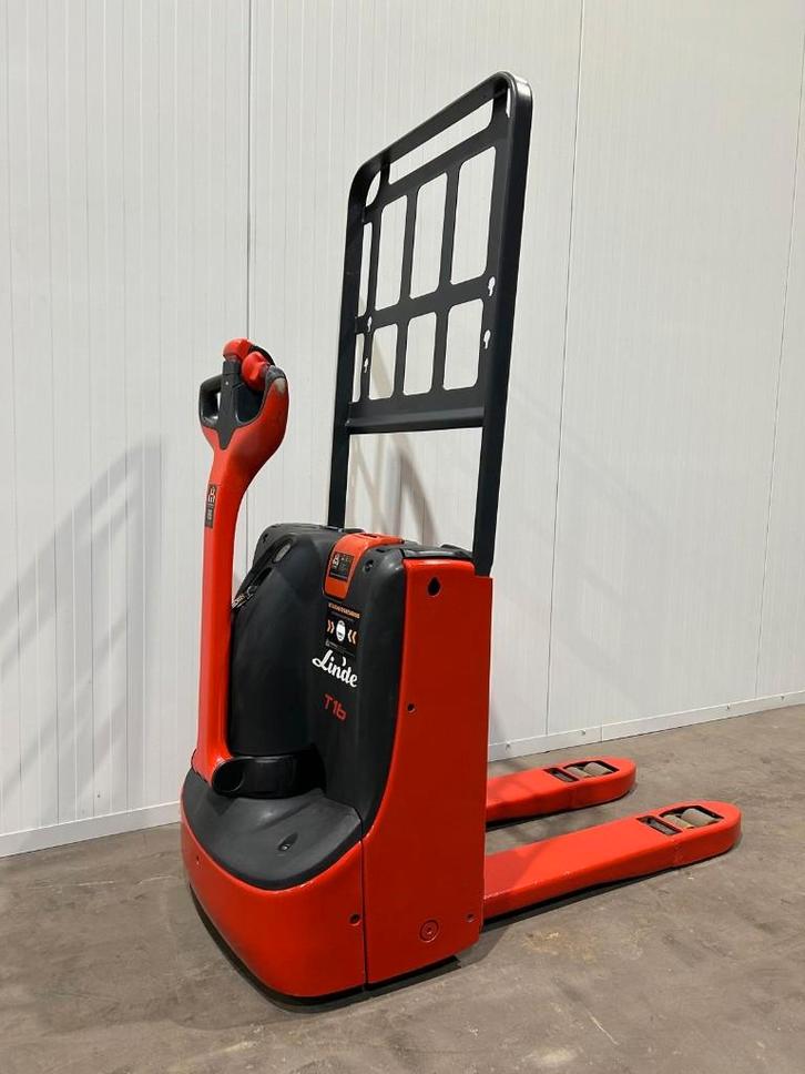 Elektrische pompwagen/palletwagen - Linde T16 - 1600kg., Doe-het-zelf en Verbouw, Palletwagens en Pompwagens, Gebruikt, Ophalen