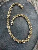 14k Gouden Rope Armband, Sieraden, Tassen en Uiterlijk, Armbanden, Ophalen of Verzenden, Zo goed als nieuw, Goud