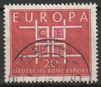 Europa CEPT Duitsland 1963 MiNr. 407 gestempeld, Postzegels en Munten, Postzegels | Europa | Duitsland, BRD, Verzenden, Gestempeld