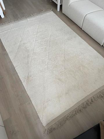 Handgemaakt vloerkleed Tiwi wit/creme 160x230  beschikbaar voor biedingen