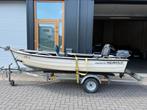Visboot+Trailer 4PK Yamaha Garmin Fishfinder, Watersport en Boten, Ophalen, Tot 10 pk, Zo goed als nieuw, 3 tot 6 meter