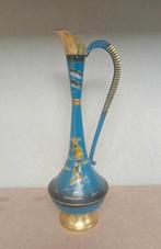 Vintage Israëlische kan van messing en emaille, Ophalen of Verzenden