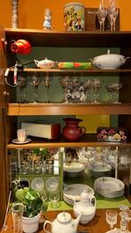 Vintage buffetkast met verlichting, Ophalen, 100 tot 150 cm, 200 cm of meer, Zo goed als nieuw