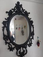 Italiaanse set barok spiegel en console met engeltjes, Antiek en Kunst, Ophalen, Ovaal, Minder dan 50 cm