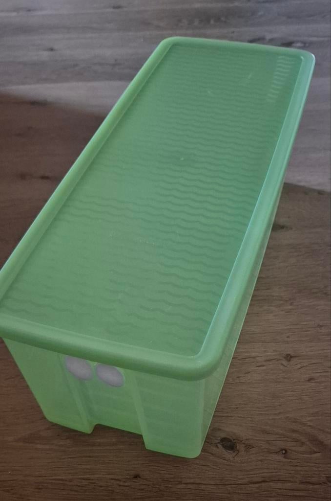 Tupperware FridgeSmart 3,6L - Vershoudbak, Ophalen of Verzenden, Zo goed als nieuw, Groen, Bak of Kom