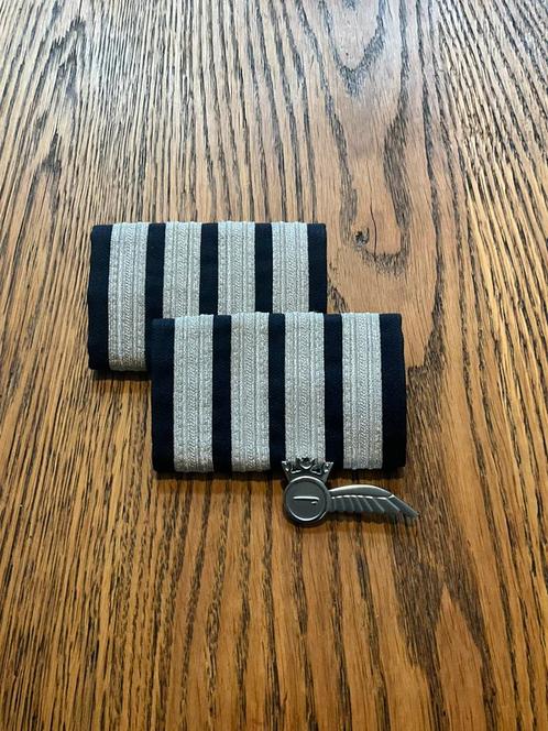 Epauletten British Airways Cityflyer Captain + CC wing, Verzamelen, Luchtvaart en Vliegtuigspotten, Zo goed als nieuw, Patch, Badge of Embleem
