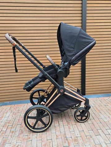 Cybex Priam rose gold goud kinderwagen reiswieg regenhoes  beschikbaar voor biedingen