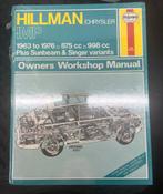 Hillman Imp Werkplaatshandboek Haynes 1963-1976, Ophalen of Verzenden, Zo goed als nieuw