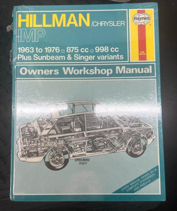Hillman Imp Werkplaatshandboek Haynes 1963-1976, Boeken, Auto's | Boeken, Zo goed als nieuw, Ophalen of Verzenden
