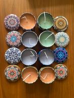 Theelichtkaarsen Set - 8 Stuks zelfgegoten soja wax, Overige materialen, Overige kleuren, Verzenden, Nieuw