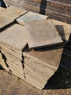 Grijze betontegels 30x30 - Tuintegels, Tuin en Terras, Tegels en Klinkers, Ophalen, Gebruikt, 10 m² of meer, Beton