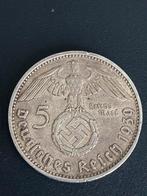 5 Reichsmark 1939 J - Zilveren Munt, Ophalen of Verzenden, Duitsland, Losse munt, Zilver