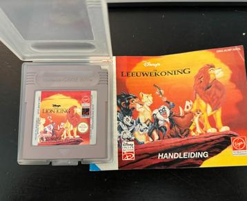 Nintendo Game Boy The Lion King + Handleiding gameboy spel