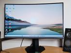 DELL curved monitor, Computers en Software, Monitoren, 3 tot 5 ms, 101 t/m 150 Hz, Full HD, Zo goed als nieuw