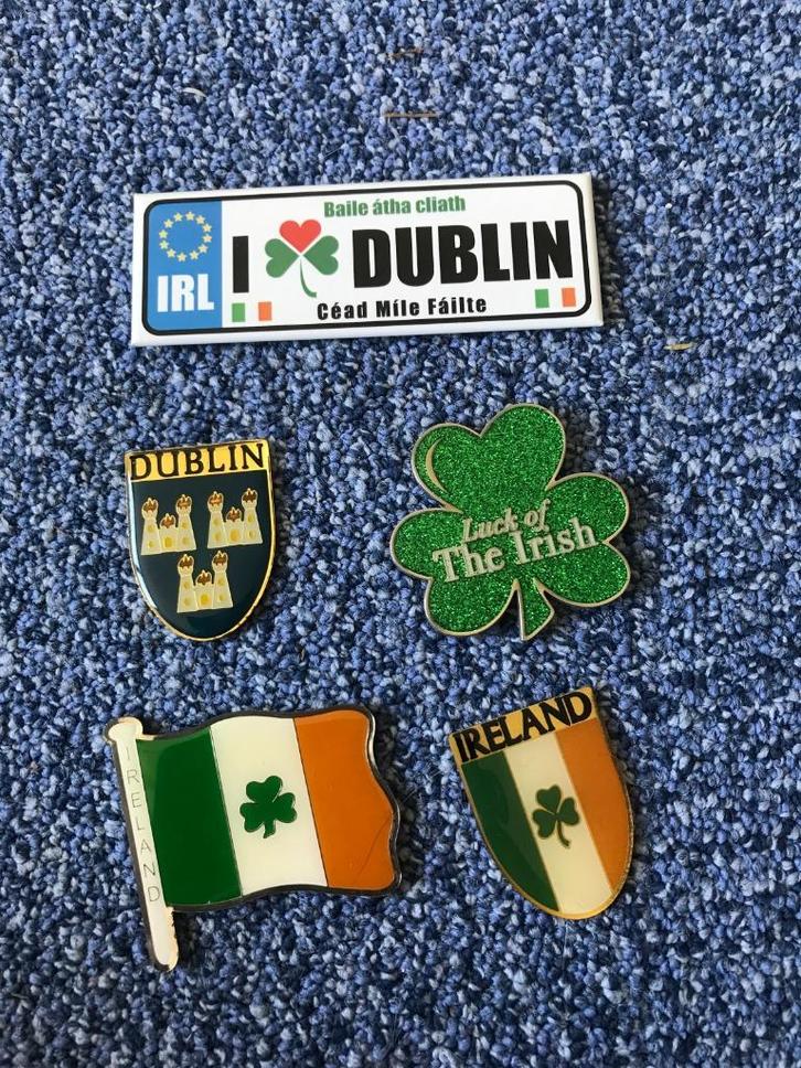 Magneten Ierland-Dublin, Verzamelen, Overige Verzamelen, Zo goed als nieuw, Ophalen of Verzenden
