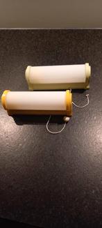 zestiger jaren badkamerlampjes, Huis en Inrichting, Ophalen of Verzenden, Gebruikt, Kunststof