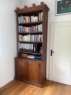 Houten Boekenkast, Ophalen, Met deur(en), 100 tot 150 cm, 200 cm of meer