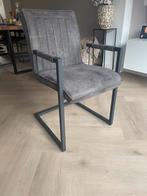 6x eettafel stoelen merk mxsofa, Huis en Inrichting, Stoelen, Ophalen, Zo goed als nieuw, Metaal, Vijf, Zes of meer stoelen