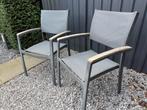 2 aluminium tuinstoelen, Tuin en Terras, Tuinstoelen, Ophalen, Zo goed als nieuw, Aluminium