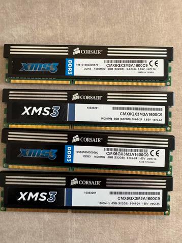 Corsair XMS3 8GB (4x2GB) DDR3 1600MHz beschikbaar voor biedingen
