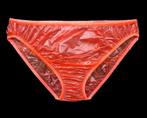 Plastic broek bikini model, Verzenden, Nieuw, Rood, Bikini
