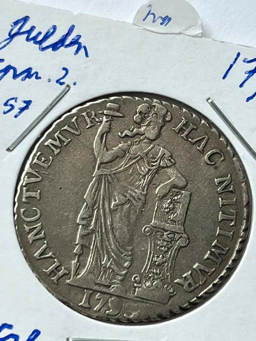 West-Friesland mooie gulden 1793, Postzegels en Munten, Munten | Nederland, Losse munt, Overige waardes, Vóór koninkrijk, Zilver