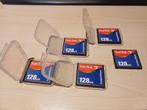 Sandisk CompactFlash card 128mb (5 stuks), Audio, Tv en Foto, Fotografie | Geheugenkaarten, Ophalen, Scandisk, Minder dan 2 GB