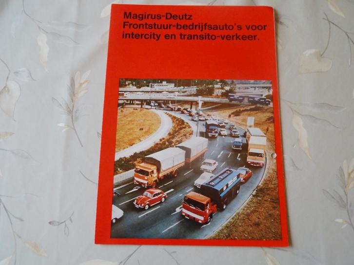 Magirus Deutz frontstuur modellen 1971, Boeken, Auto's | Folders en Tijdschriften, Zo goed als nieuw, Overige merken, Verzenden