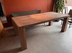 Massief degelijke Houten eettafel, Huis en Inrichting, Ophalen, Gebruikt, 100 tot 150 cm, Eikenhout
