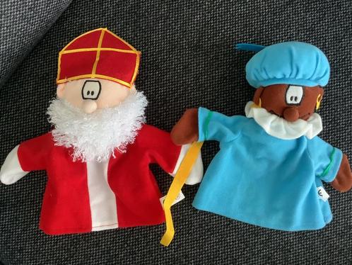 Sinterklaas en zwarte piet handpop poppenkastpop pop, Kinderen en Baby's, Speelgoed | Poppen, Zo goed als nieuw, Ophalen of Verzenden