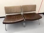 Originele Harvink Grammy fauteuils | design | 2 stuks, Huis en Inrichting, Fauteuils, Ophalen, Gebruikt, Design, Leer