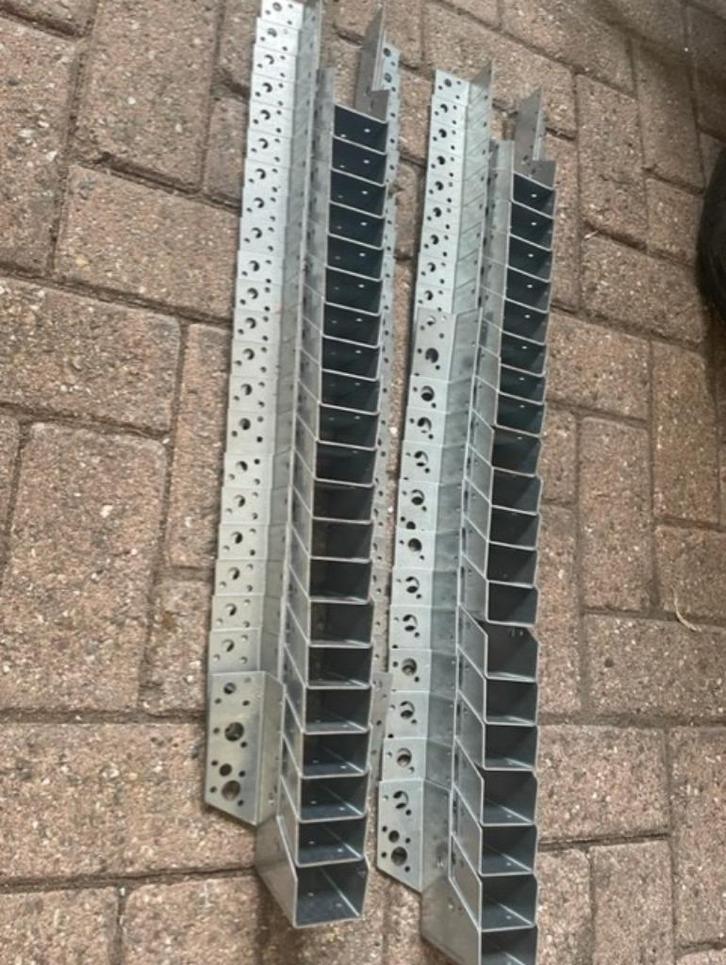 Raveeldrager 46x144 mm |Houtmaat 46x146mm| (19 stuks), Doe-het-zelf en Verbouw, IJzerwaren en Bevestigingsmiddelen, Zo goed als nieuw