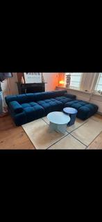 Milo Casa Tropea Modulaire 3-zitsbank met hocker Koningsblau, Huis en Inrichting, Banken | Bankstellen, Ophalen, 250 tot 300 cm