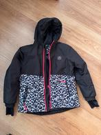 Crivit Ski Jas Meisjes 122-128 zwart wit print roze rits, Kinderen en Baby's, Kinderkleding | Maat 122, Ophalen of Verzenden, Zo goed als nieuw