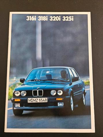 Brochure BMW 3-serie E30 1987 beschikbaar voor biedingen