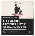 2x Alex Warren tickets Amsterdam, Tickets en Kaartjes, Twee personen