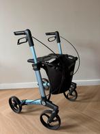 Rollator Genimo 30 licht blauw softbanden opvouwbaar, Ophalen, Opvouwbaar, Zo goed als nieuw