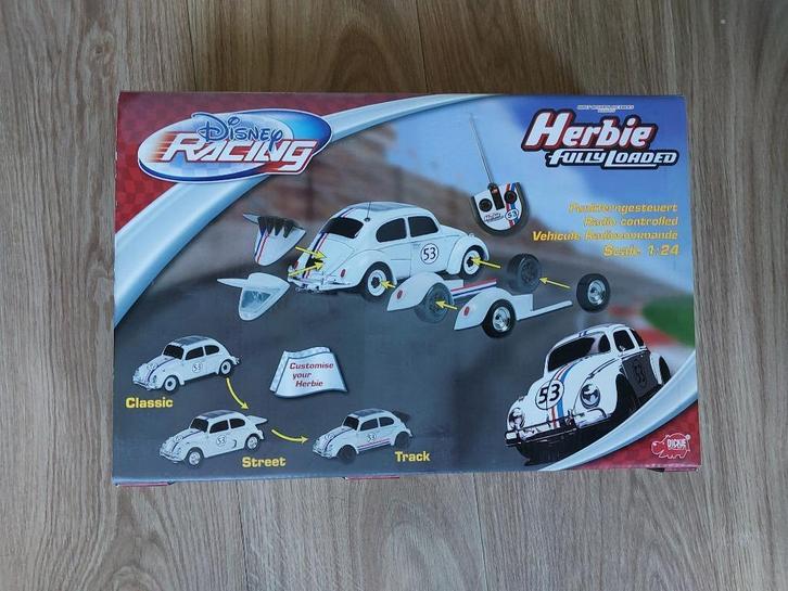Dickie Disney Racing Herbie fully loaded Modelauto 1:24, Kinderen en Baby's, Speelgoed | Speelgoedvoertuigen, Zo goed als nieuw