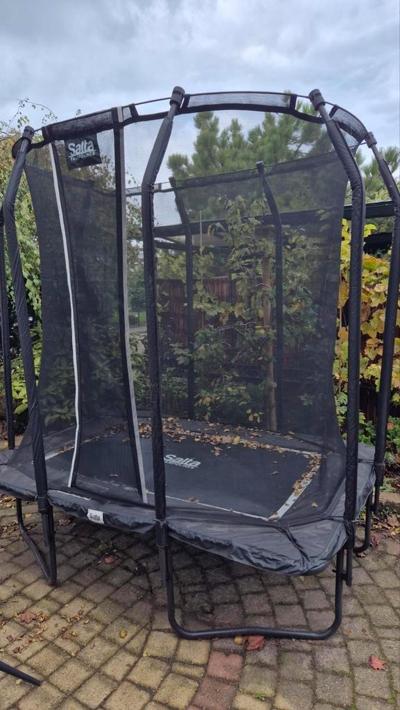 Salta trampoline rechthoekig, Kinderen en Baby's, Speelgoed | Buiten | Trampolines, Gebruikt, Ophalen