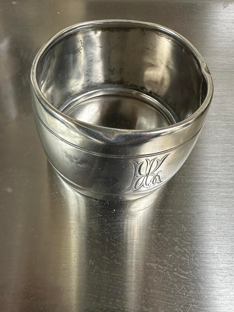 Oude zilveren servetring, Antiek en Kunst, Ophalen of Verzenden, Zilver