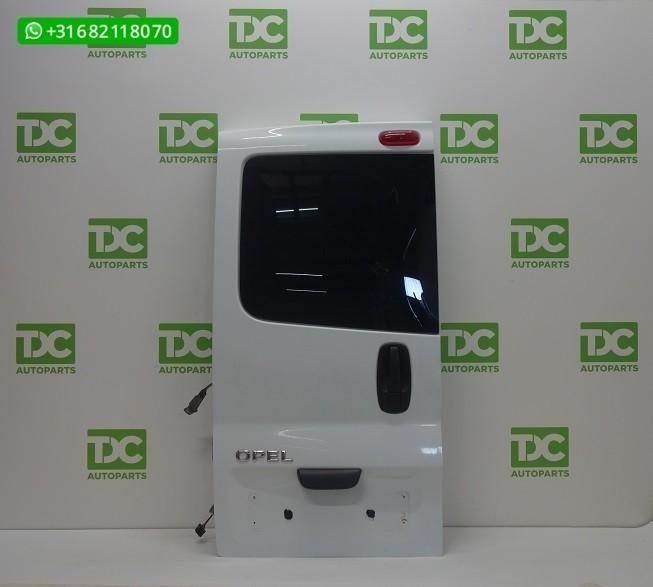 Opel Vivaro ('01-'14) Achterdeur links met ruit wit, Auto-onderdelen, Carrosserie en Plaatwerk, Deur, Opel, Achter, Links, Gebruikt