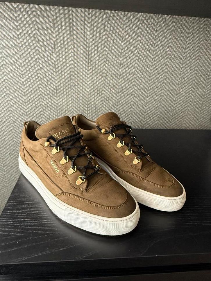 Mason garments 45 bruin, Kleding | Heren, Schoenen, Zo goed als nieuw, Sneakers of Gympen, Bruin, Ophalen of Verzenden
