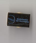 Nederlandse Ski Vereniging pin, Verzamelen, Speldjes, Pins en Buttons, Gebruikt, Niet vindbaar, Niet vindbaar, Speldje of Pin