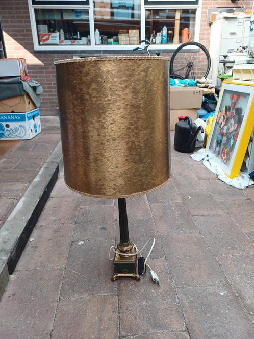 Vintage lamp met cylinder kap, Huis en Inrichting, Lampen | Vloerlampen, Ophalen of Verzenden