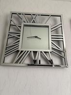 Klok / wandklok / 70cm bij 70cm van glas, Ophalen, Nieuw, Analoog, Wandklok