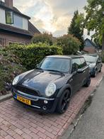 Mini 1.6 Cooper Chili panorama dak 2006 Zwart, Auto's, Voorwielaandrijving, 4 cilinders, 4 stoelen, Zwart