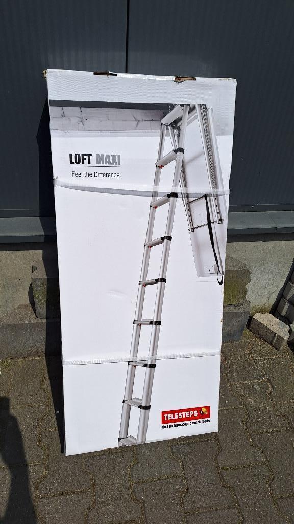 Telesteps Loft Maxi Zoldertrap vlieringtrap ladder NIEUW!!, Doe-het-zelf en Verbouw, Isolatie en Afdichting, Nieuw, Glaswol, 15 m² of meer