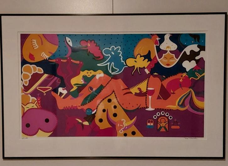 Toyisme zeefdrukken, Antiek en Kunst, Kunst | Litho's en Zeefdrukken, Ophalen of Verzenden